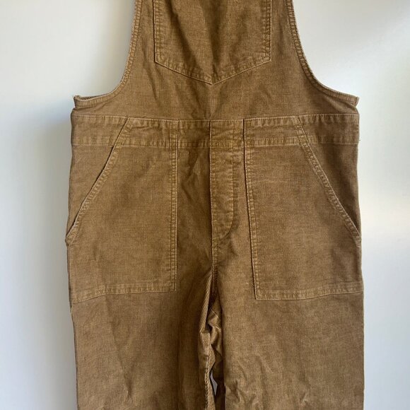Aerie Overalls Corduroy Werk And Play Frayed Raw Hem Size Small ~EUC - Picture 5 of 12
